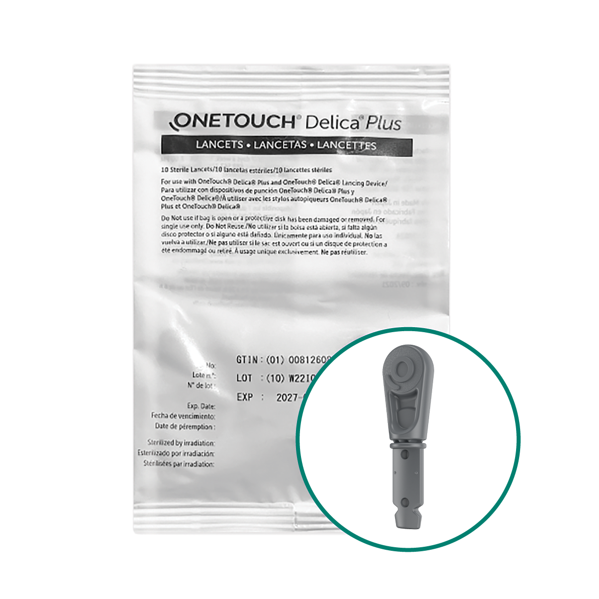 Lancette sterili OneTouch® Delica® Plus