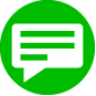 Icon of a healthcare professional with a stethoscope on a green background.