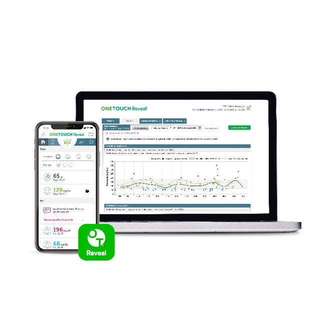 Mobile e web app OneTouch Reveal®