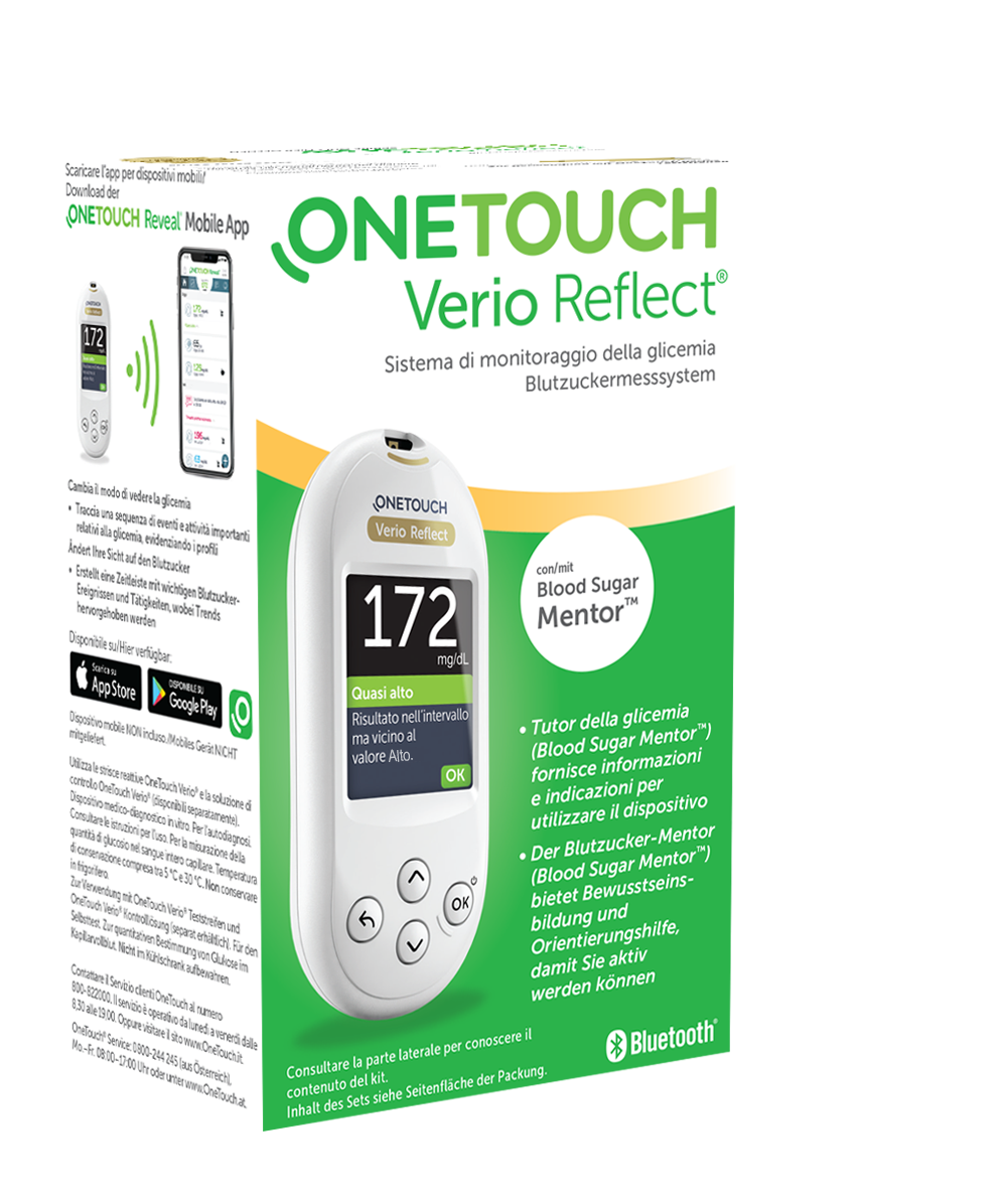 Scatola del glucometro OneTouch Verio Reflect®